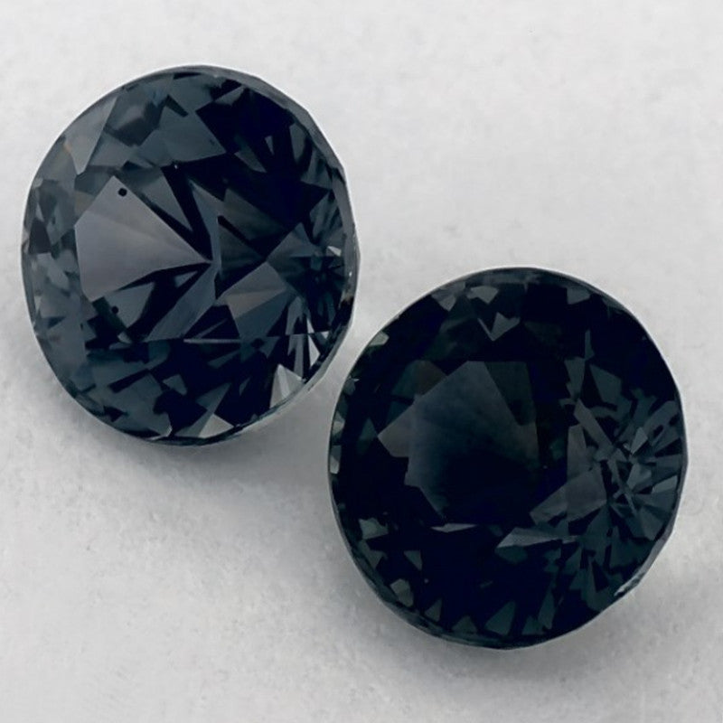 2.06 Carat Round Natural Green Sapphire