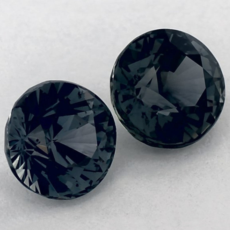 2.06 Carat Round Natural Green Sapphire