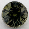 1.07 Carat Round Natural Green Sapphire