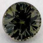 1.07 Carat Round Natural Green Sapphire