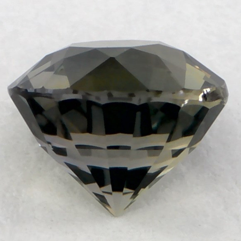 1.07 Carat Round Natural Green Sapphire