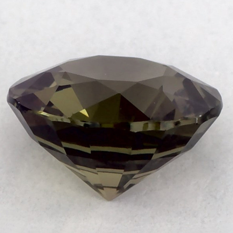 1.27 Carat Round Natural Green Sapphire