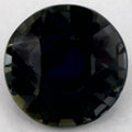 1.36 Carat Round Natural Green Sapphire