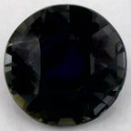 1.36 Carat Round Natural Green Sapphire