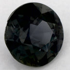 1.36 Carat Round Natural Green Sapphire