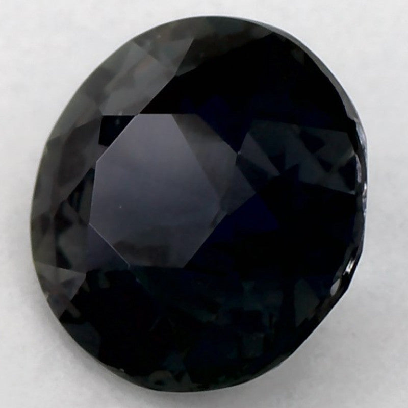 1.36 Carat Round Natural Green Sapphire