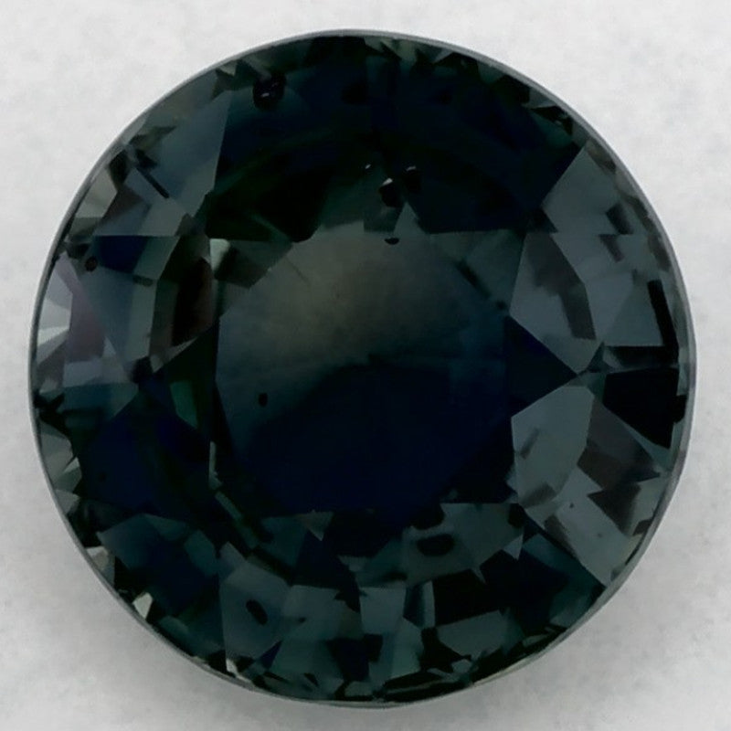 1.49 Carat Round Natural Green Sapphire