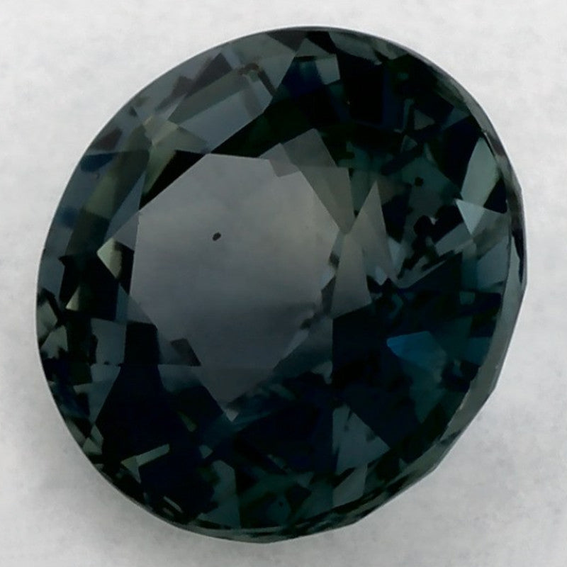 1.49 Carat Round Natural Green Sapphire