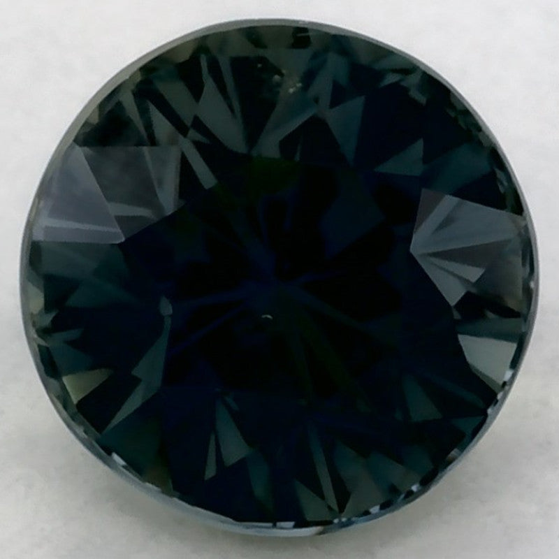 1.01 Carat Round Natural Green Sapphire