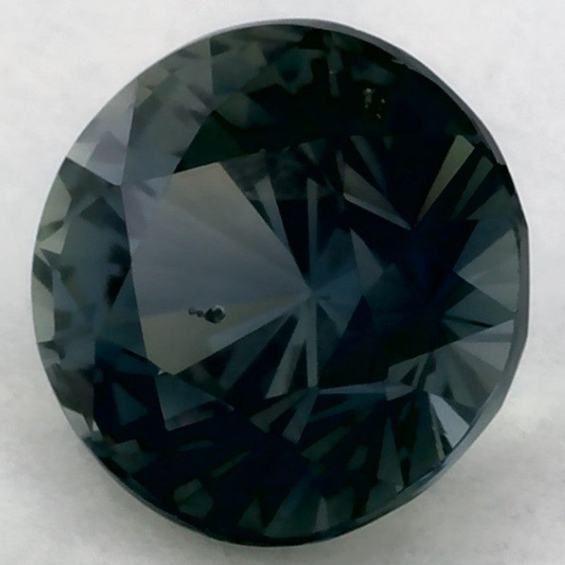 1.01 Carat Round Natural Green Sapphire