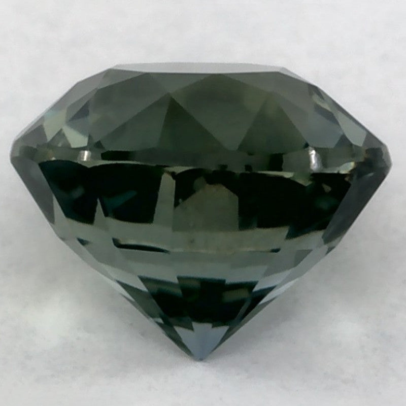 1.01 Carat Round Natural Green Sapphire