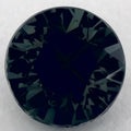 1.29 Carat Round Natural Green Sapphire