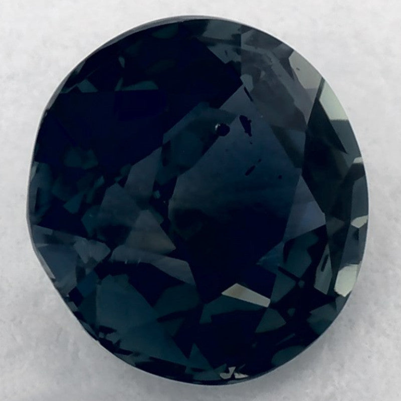 1.56 Carat Round Natural Green Sapphire