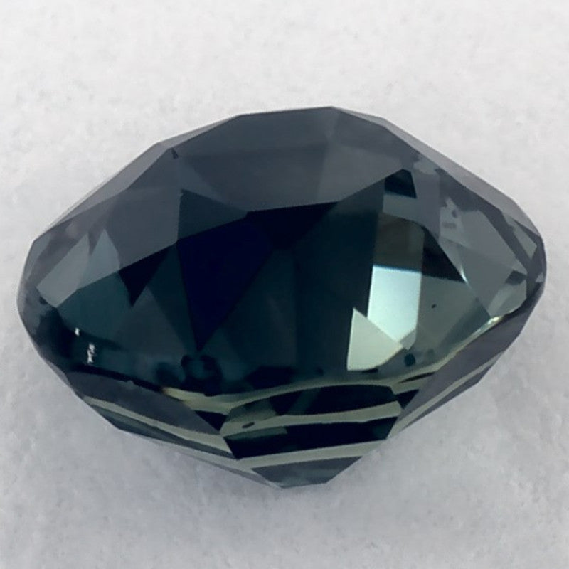 1.56 Carat Round Natural Green Sapphire