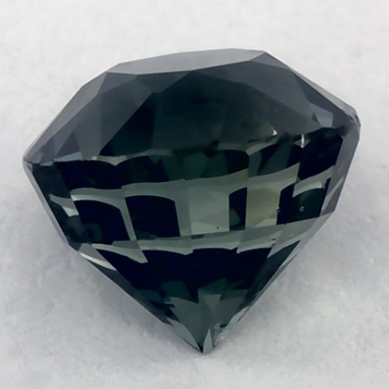 1.14 Carat Round Natural Green Sapphire