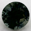 1.43 Carat Round Natural Green Sapphire