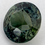 1.18 Carat Round Natural Green Sapphire