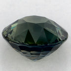 1.18 Carat Round Natural Green Sapphire
