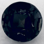 1.53 Carat Round Natural Green Sapphire