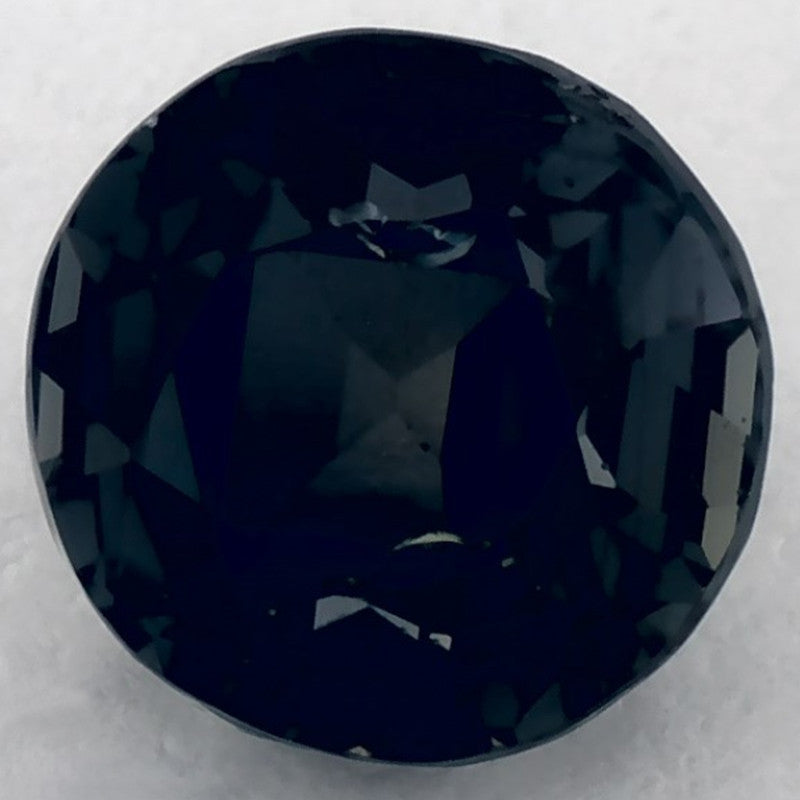 1.53 Carat Round Natural Green Sapphire
