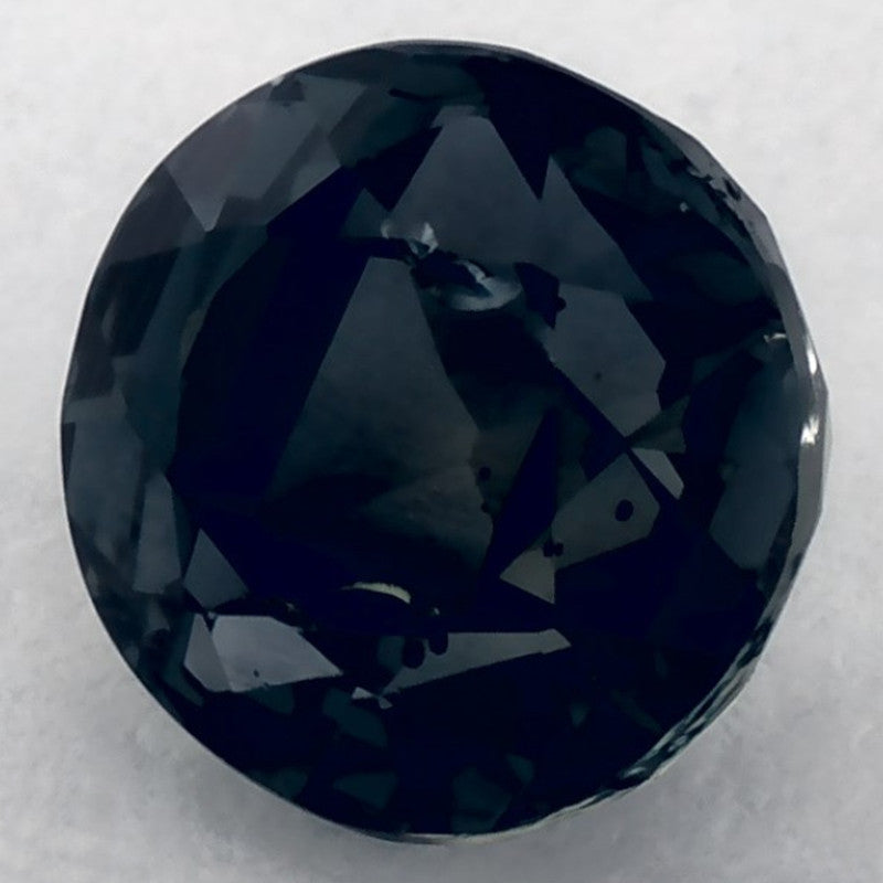 1.53 Carat Round Natural Green Sapphire