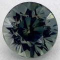 1.22 Carat Round Natural Green Sapphire