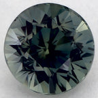 1.22 Carat Round Natural Green Sapphire