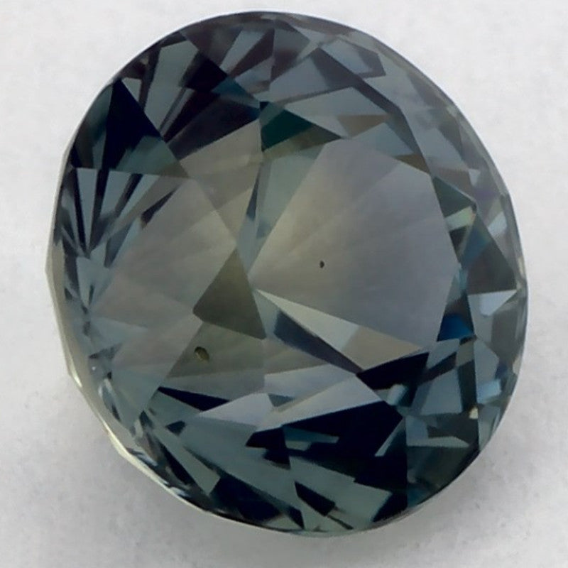 1.22 Carat Round Natural Green Sapphire