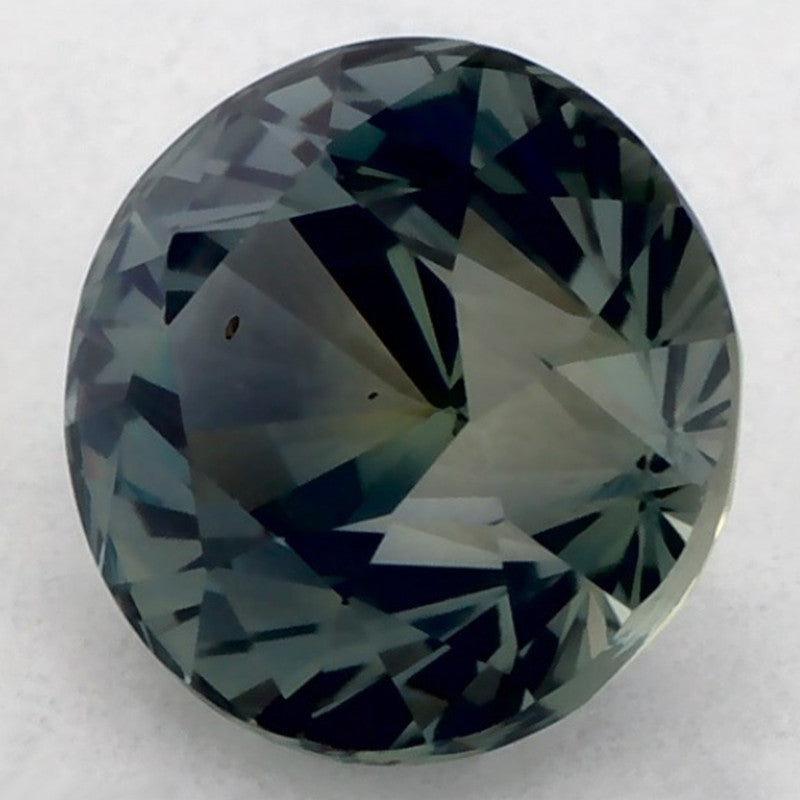 1.22 Carat Round Natural Green Sapphire