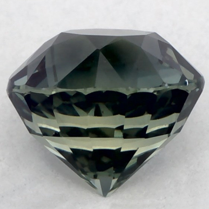 1.22 Carat Round Natural Green Sapphire