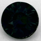 2.07 Carat Round Natural Green Sapphire