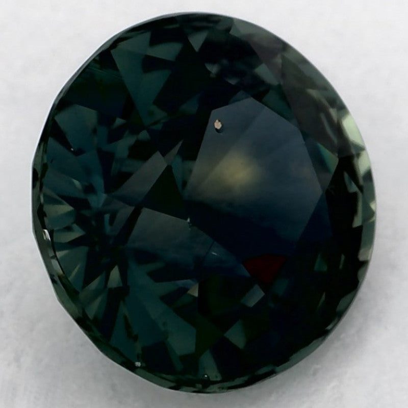 2.07 Carat Round Natural Green Sapphire