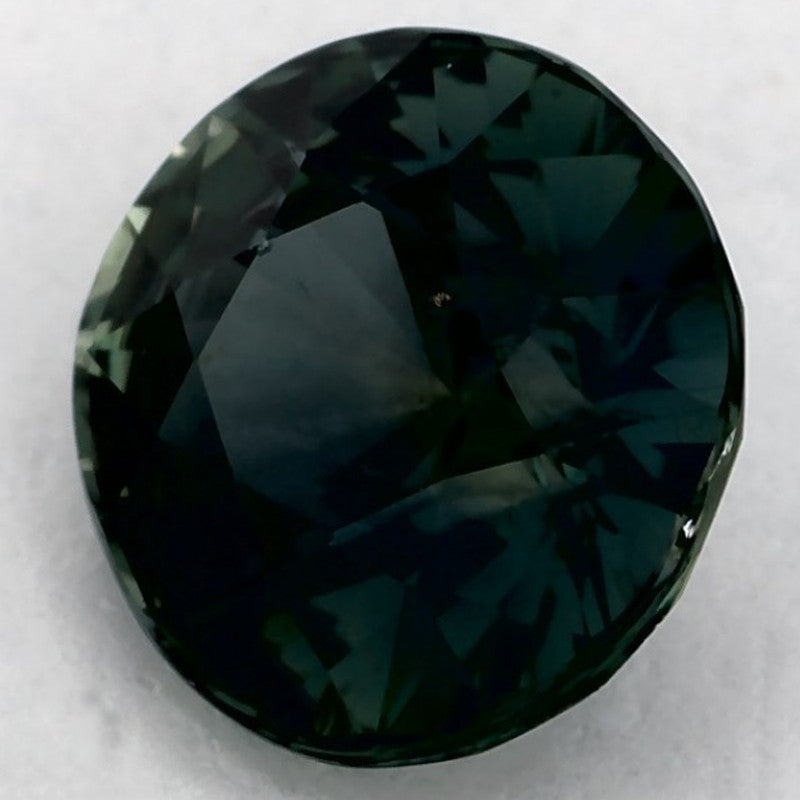 2.07 Carat Round Natural Green Sapphire