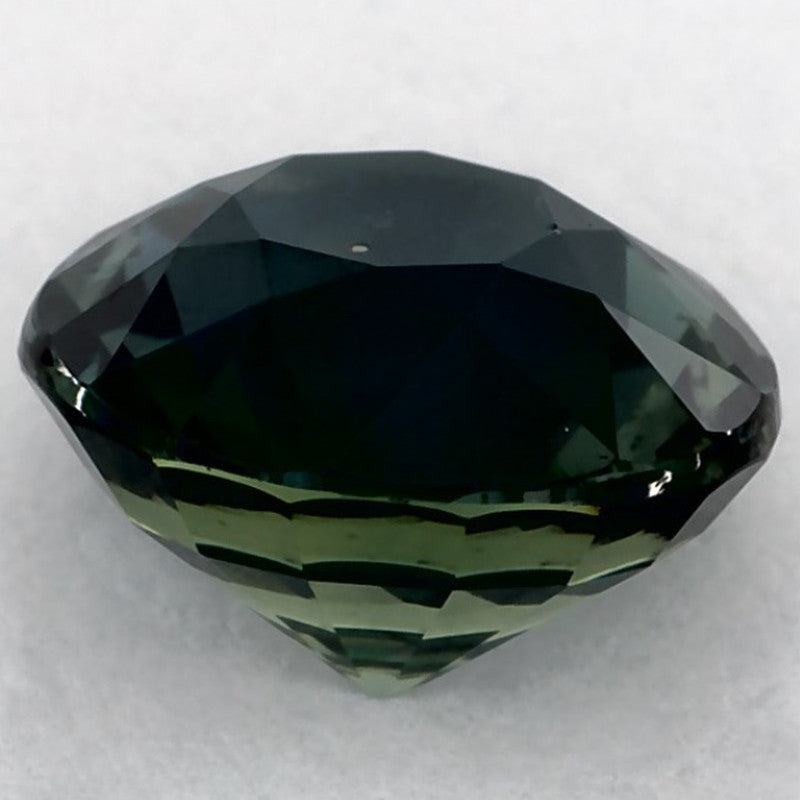 2.07 Carat Round Natural Green Sapphire