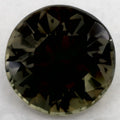 1.57 Carat Round Natural Green Sapphire