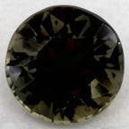 1.57 Carat Round Natural Green Sapphire