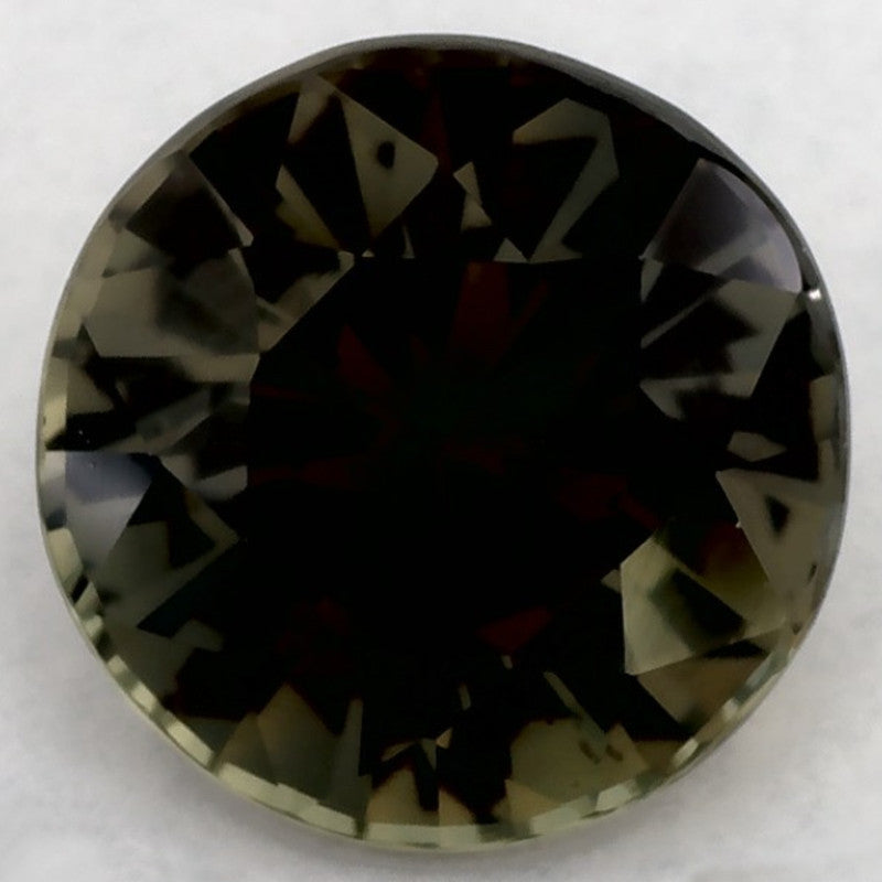 1.57 Carat Round Natural Green Sapphire