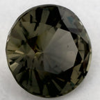 1.57 Carat Round Natural Green Sapphire