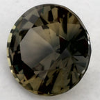 1.57 Carat Round Natural Green Sapphire
