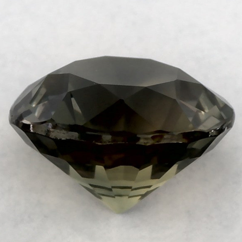 1.57 Carat Round Natural Green Sapphire