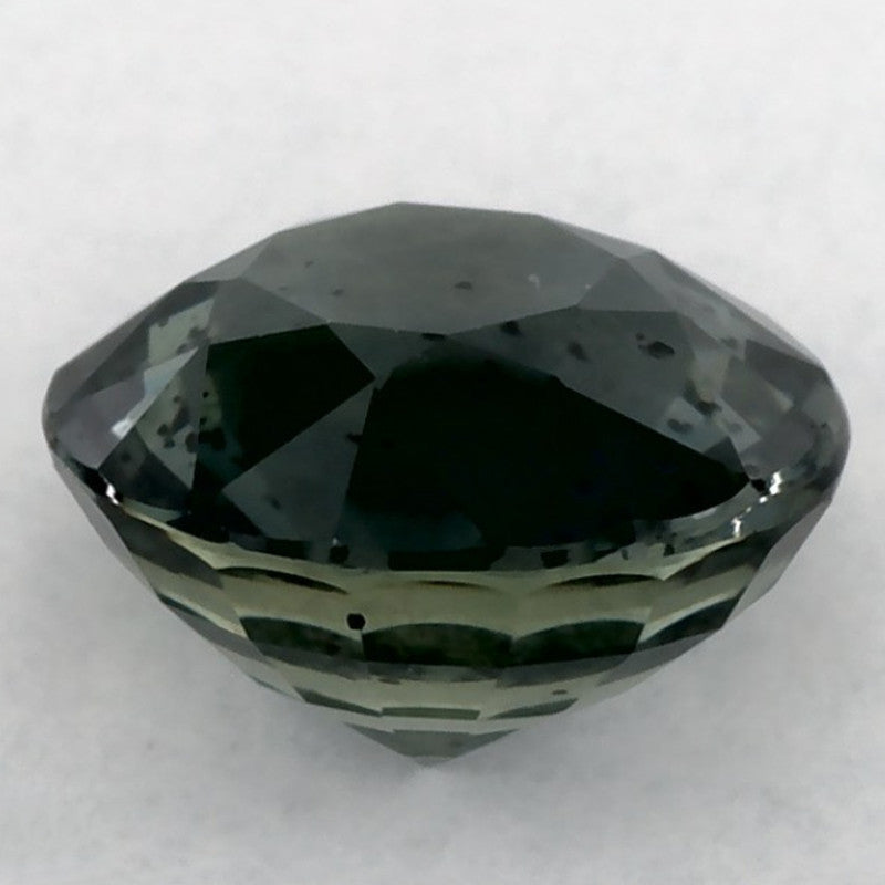 1.99 Carat Round Natural Green Sapphire