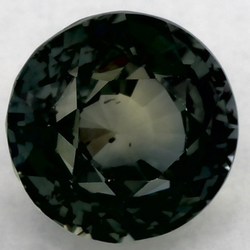 2.00 Carat Round Natural Green Sapphire