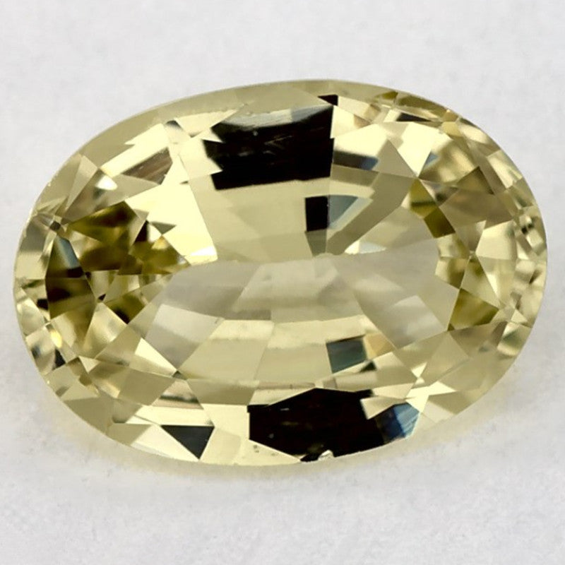 1.24 Carat Oval Natural Green Sapphire