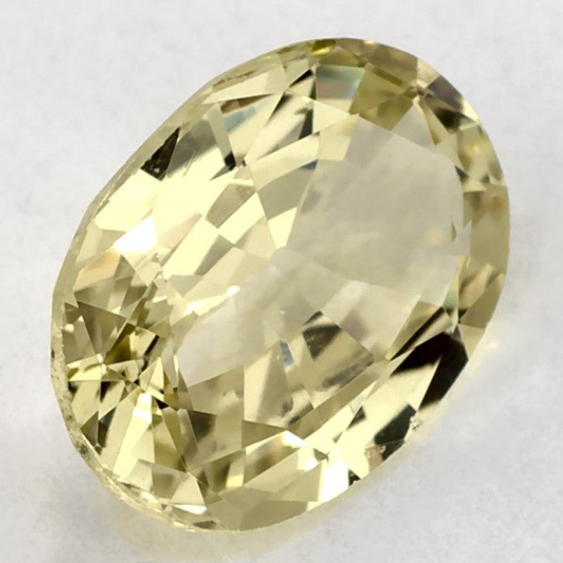 1.24 Carat Oval Natural Green Sapphire