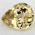 1.95 Carat Pear Natural Yellow Sapphire