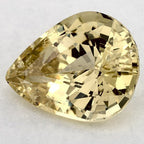 1.95 Carat Pear Natural Yellow Sapphire