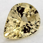 1.95 Carat Pear Natural Yellow Sapphire
