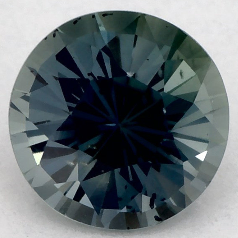 1.05 Carat Round Natural Green Sapphire