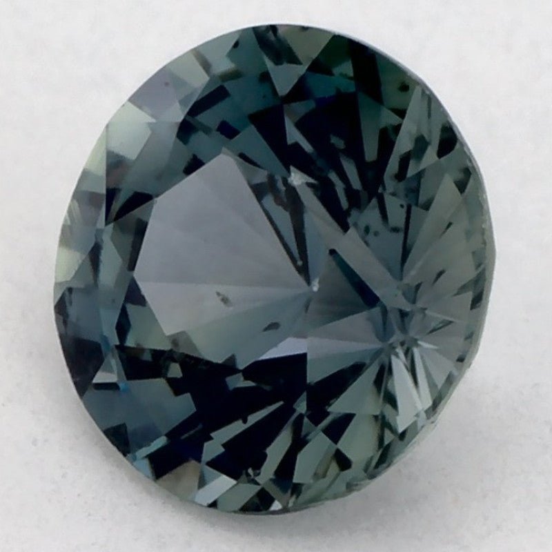 1.05 Carat Round Natural Green Sapphire