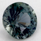 1.05 Carat Round Natural Green Sapphire